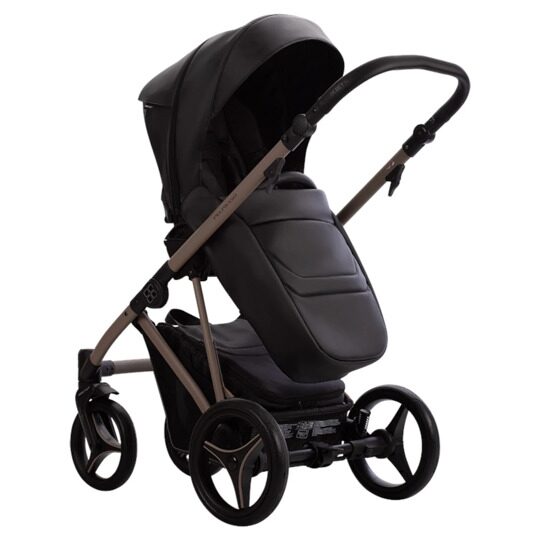 Коляска Bebetto PELPASSO PRO 3 в 1 / pro 03 kaszmir (черная кожа)
