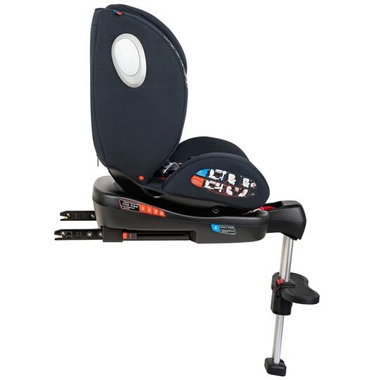 Автокресло детское Jovola JET 8.0 Isofix 0-36 кг с упором в пол / черный