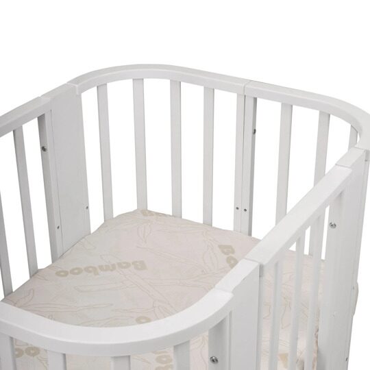 Indigo Baby Line 5 в 1 с поперечным маятником / белый