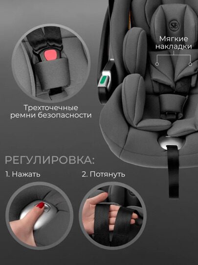 Автокресло Sweet Baby Premier Plus / Grey
