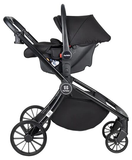 Коляска Farfello Baby Shell 3 в 1 / 2024 черный BBS-001