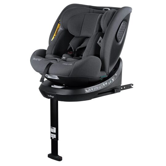 Автокресло Indigo E-TRON ISOFIX I-SIZE (0-36 кг) серый