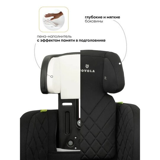 Автокресло Jovola Atour I-Size Isofix YB805A (15-36 кг) / черный