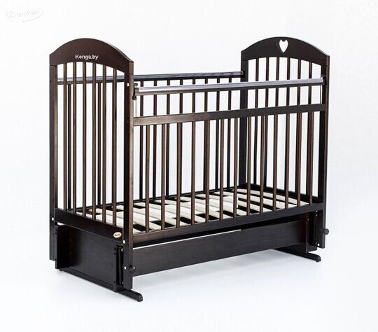 Детская кроватка Bambini Comfort 20 универсальный маятник (темный орех)