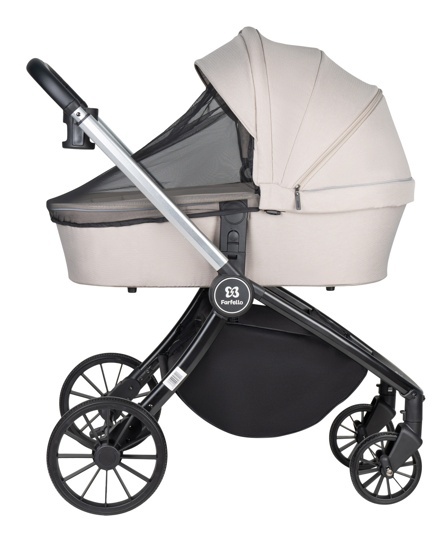 Коляска Farfello Baby Shell 3 в 1 / 2024 кофейный BBS-003