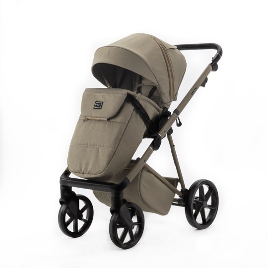 Коляска Adamex DELTA NATURA 3 в 1 / DN-6-TAUPE (СЕРО-БЕЖЕВЫЙ)