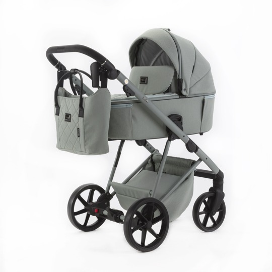Коляска Adamex DELTA NATURA 3 в 1 / DN-8-MINT (Мята)