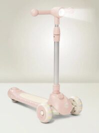 Самокат Happy Baby WEEZY со световой подсветкой и музыкой 50053 / light pink