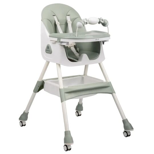 Стульчик для кормления Jovola Jelly S1 6-36 месяцев / зеленый-серый