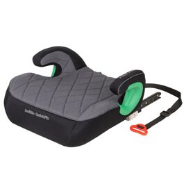 Автокресло-бустер Indigo QuickFix ISOFIX группа 3 (22-36 кг) серый-черный
