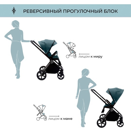 Коляска SBL Elegante 3 в 1 / GL Blue
