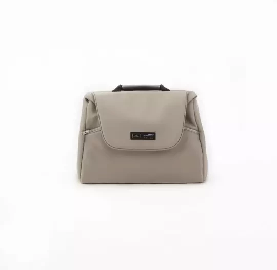Коляска Adamex NOLA Natura 3 в 1 / VANILLA-3 Бежевая ткань, Бежевая экокожа