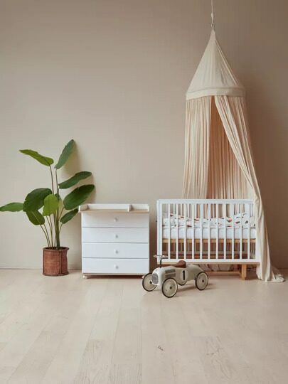Кроватка Mowbaby Lilla маятник Cloud white