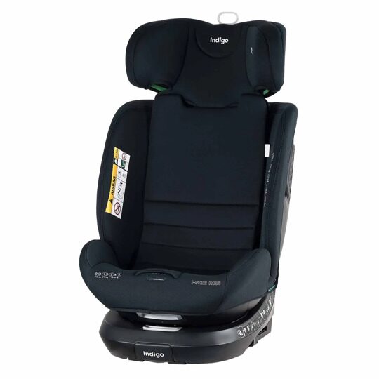 Автокресло Indigo E-TRON ISOFIX I-SIZE (0-36 кг) черный