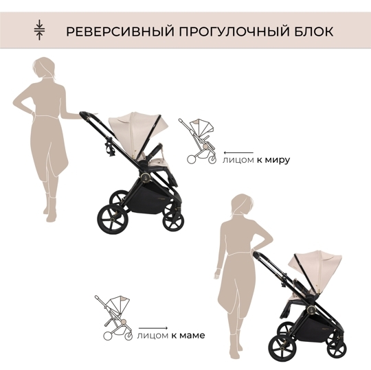 Коляска SBL Elegante 3 в 1 / GL Beige