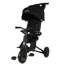 Складной трехколесный велосипед Qplay S700-16 Rider Black (EVA/Black)