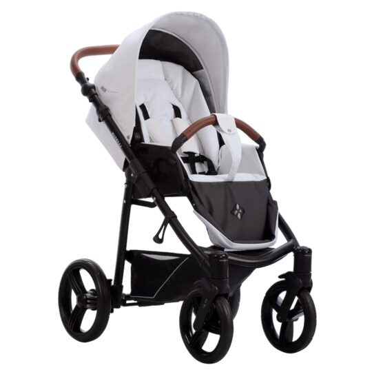 Коляска Bebetto KITELLI PRO  3 в 1 / pro 01 (белая кожа)