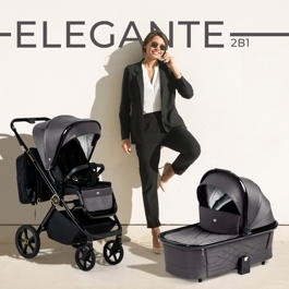 Коляска Sweet Baby Elegante 2 в 1 / GL Grey