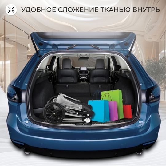 Коляска Sweet Baby Vento 3 в 1 / Silver Blue