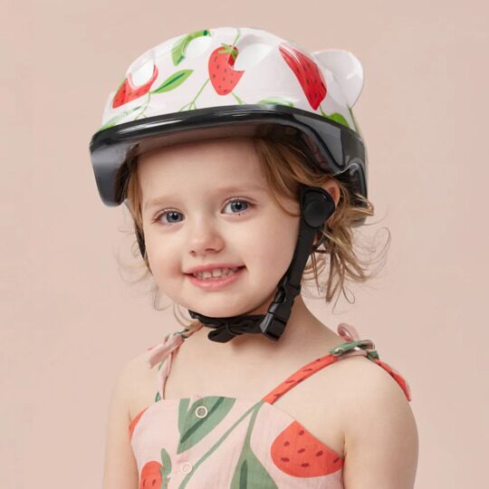 Шлем защитный детский Happy Baby SHELLIX 50011 / strawberry