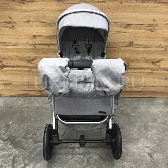 Прогулочная коляска LuxMom 750 2в1 серая