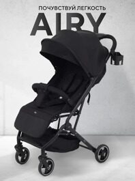 Прогулочная коляска MOWBaby Airy MB201 / Black