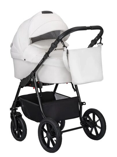 Коляска Jovola TESSA ECO 2 в 1 /  Te 05 (белая кожа)