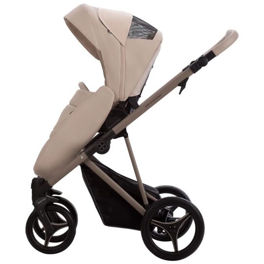 Коляска Bebetto PELPASSO PRO 2 в 1 / pro 02 kaszmir (св.бежевая кожа)