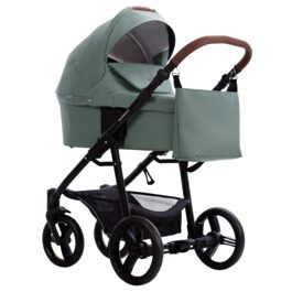 Коляска Bebetto KITELLI PRO 3 в 1 / pro 07 (шалфей кожа)