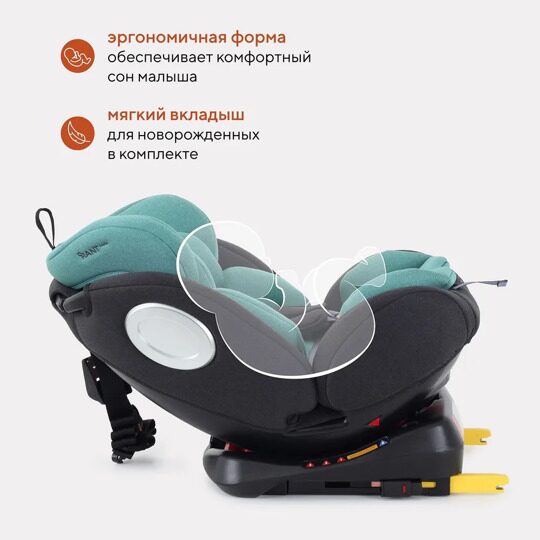 Автокресло Rant Basic TWIST isofix 0/1/2/3 (0-36 кг) / YC06 Mint