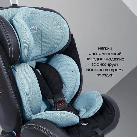 Автокресло Sweet Baby Ranger 360 Isofix (0-36) / Black-Blue