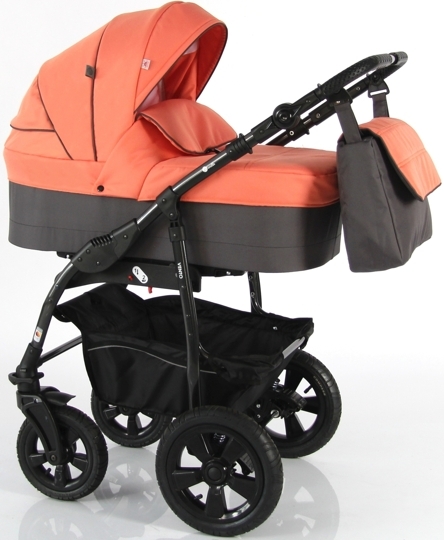 Коляска Sevillababy Vento 2 в 1 / VENT-17 Темно-серый / Коралловый