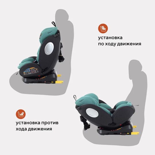 Автокресло Rant Basic TWIST isofix 0/1/2/3 (0-36 кг) / YC06 Mint