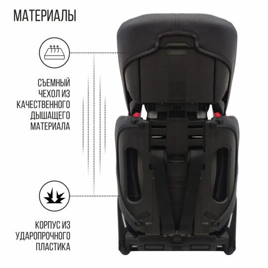 Автокресло Sweet Baby Veloce (9-36) / Grey