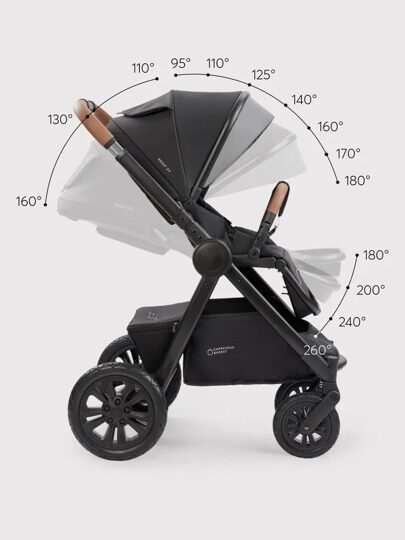Коляска Happy Baby MOMMER PRO PLUS NOVA 3 в 1 / black