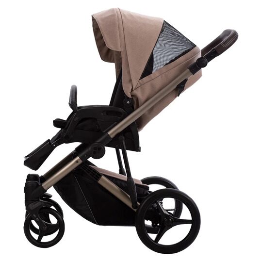 Коляска Bebetto Loren Premium Class SAND 3 в 1 / Sand 02 (бежевый)