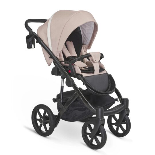 Коляска Bexa IDEAL 2 в 1 / id 24 (св.розовый+белая кожа)