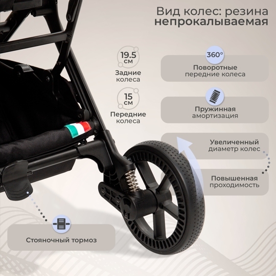 Прогулочная коляска Sweet Baby Aura Plus / Light Grey