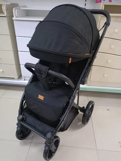 Прогулочная коляска с перекидной ручкой Luxmom H2 / черный