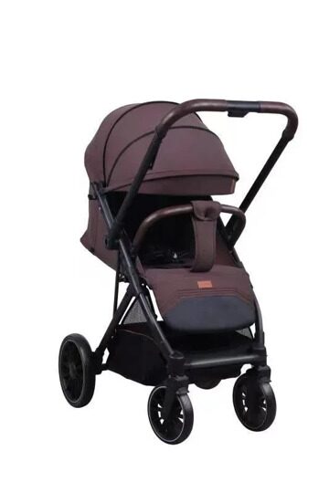 Прогулочная коляска с перекидной ручкой Luxmom H2 / бордовый