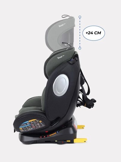 Автокресло Rant Basic TWIST PRO isofix 0/1/2/3 (0-36 кг) / YC06 Green