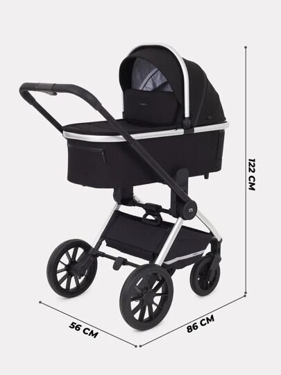Коляска MowBaby Tilda 2 в 1 / MB064 Black