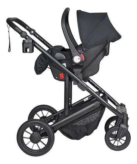 Коляска Farfello Sola Trio Comfort 3 в 1 / total black SOLA-3